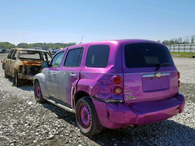 3GNDA13D47S615650 - 2007 CHEVROLET HHR LS Púrpura foto 3