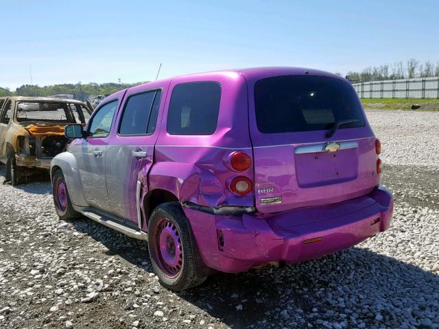 3GNDA13D47S615650 - 2007 CHEVROLET HHR LS Púrpura foto 9