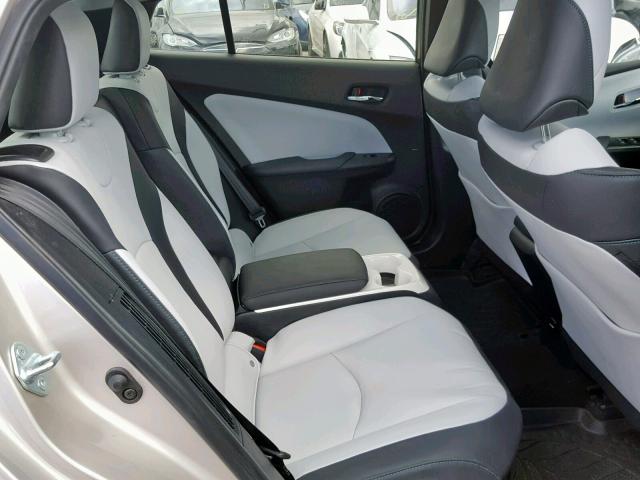 JTDKARFP9H3032650 - 2017 TOYOTA PRIUS PRIM 棕色 照片 6