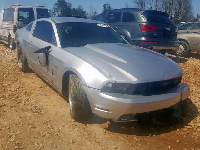 1ZVBP8CF0B5116465 - 2011 FORD MUSTANG GT SILVER photo 1