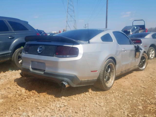 1ZVBP8CF0B5116465 - 2011 FORD MUSTANG GT SILVER photo 4