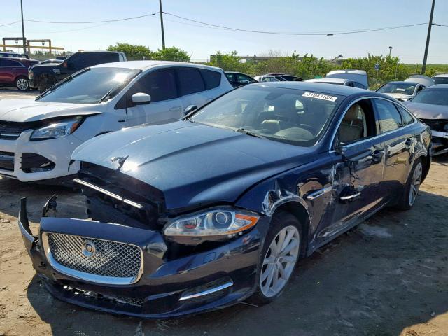 SAJWA1CB2BLV07351 - 2011 JAGUAR XJ BASE BLUE photo 2