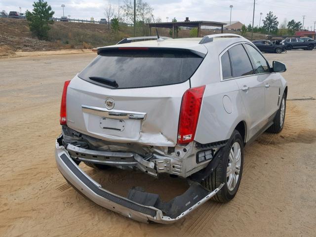 3GYFNAEY0AS558242 - 2010 CADILLAC SRX LUXURY SILVER photo 4