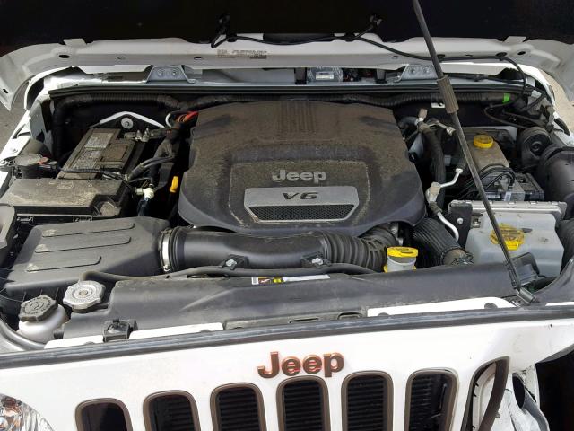 1C4AJWBG6GL340230 - 2016 JEEP WRANGLER S WHITE photo 7