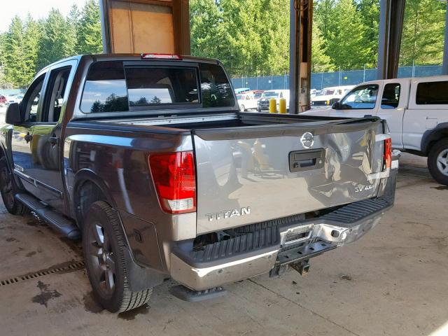 1N6AA0EC8FN503420 - 2015 NISSAN TITAN S GRAY photo 3