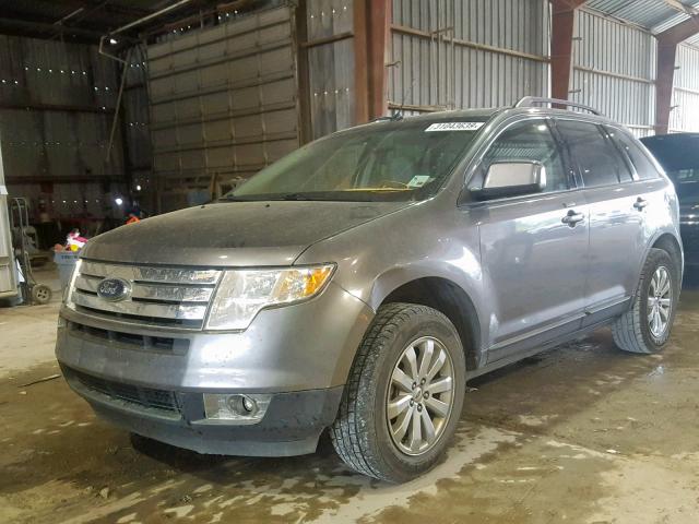 2FMDK3JC1ABA06133 - 2010 FORD EDGE SEL GRAY photo 2