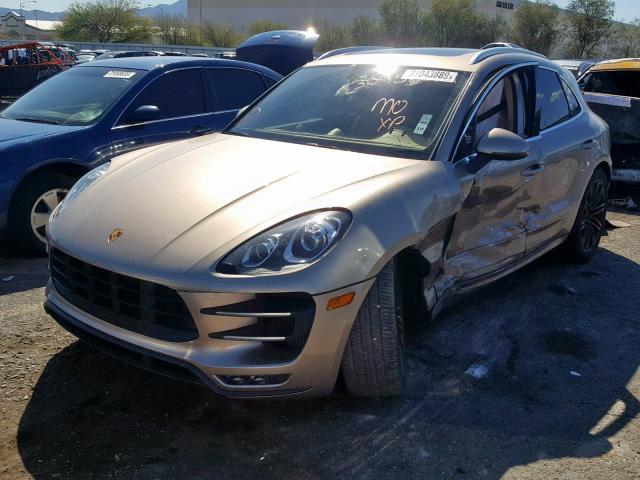 WP1AF2A52FLB95226 - 2015 PORSCHE MACAN TURB TAN photo 2