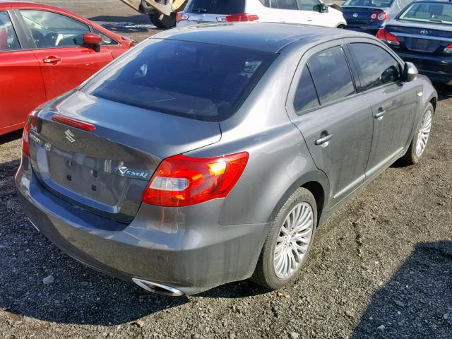 JS2RE9A56A6100423 - 2010 SUZUKI KIZASHI GT GRAY photo 4