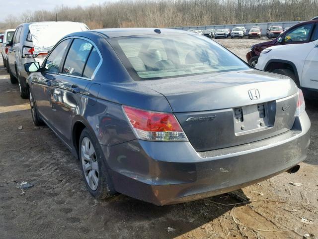 1HGCP2F86AA048259 - 2010 HONDA ACCORD EXL GRAY photo 3