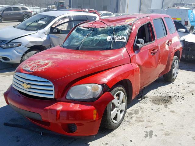 3GNDA13D48S633616 - 2008 CHEVROLET HHR LS RED photo 2