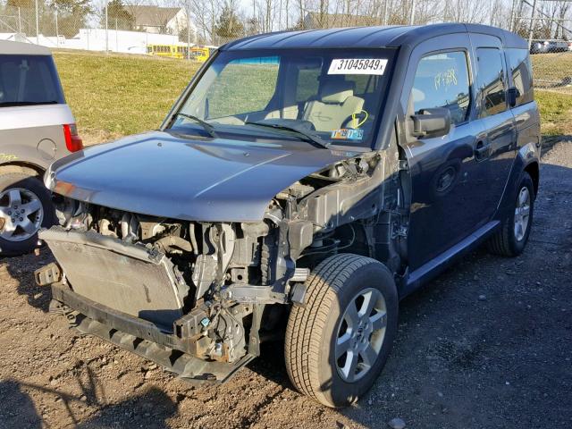 5J6YH2H71AL009180 - 2010 HONDA ELEMENT EX GRAY photo 2