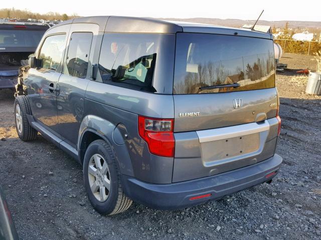 5J6YH2H71AL009180 - 2010 HONDA ELEMENT EX GRAY photo 3