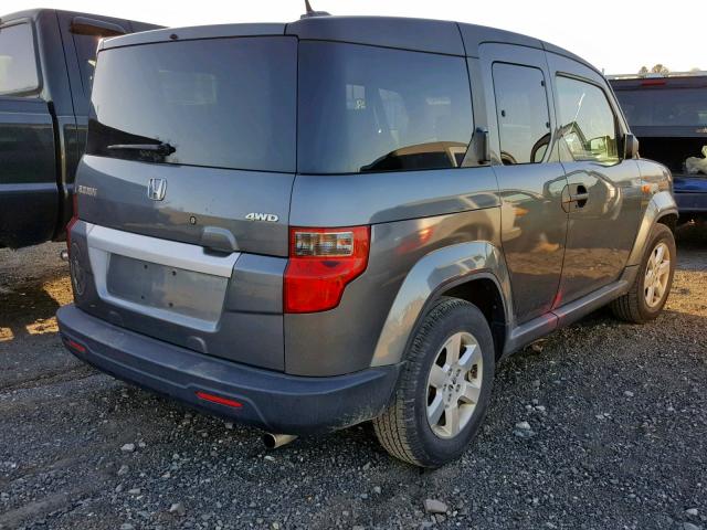 5J6YH2H71AL009180 - 2010 HONDA ELEMENT EX GRAY photo 4