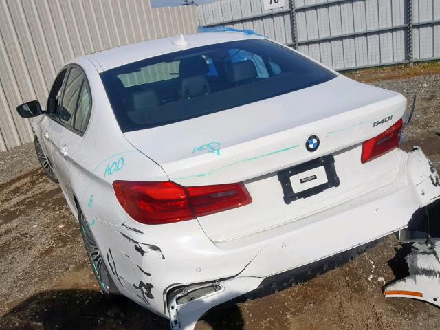 WBAJE5C32HG915196 - 2017 BMW 540 I WHITE photo 3