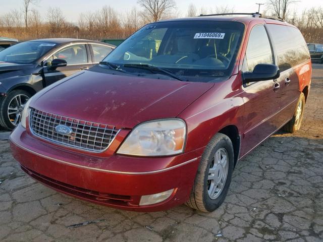 2FMZA52285BA28128 - 2005 FORD FREESTAR S BURGUNDY photo 2