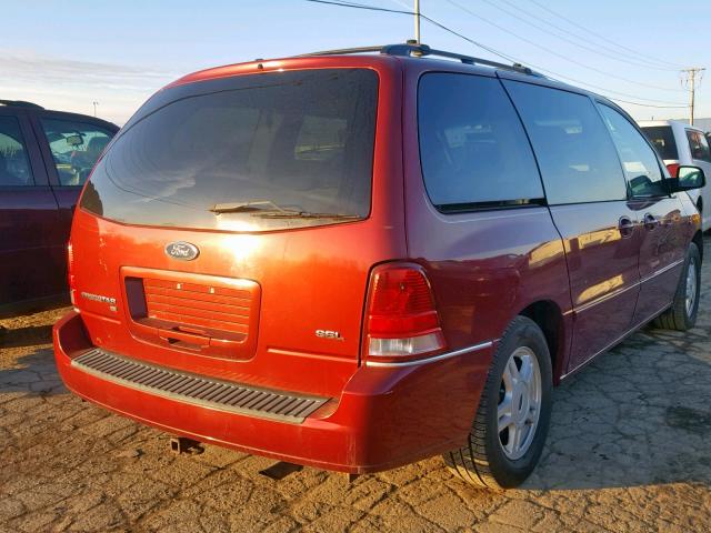 2FMZA52285BA28128 - 2005 FORD FREESTAR S BURGUNDY photo 4