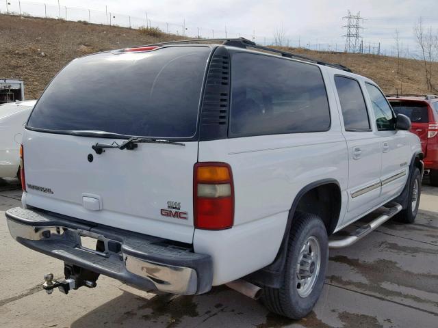 3GKGK26U13G300150 - 2003 GMC YUKON XL K WHITE photo 4