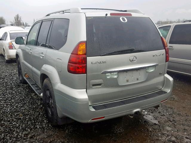 JTJBT20X030004964 - 2003 LEXUS GX 470 GRAY photo 3