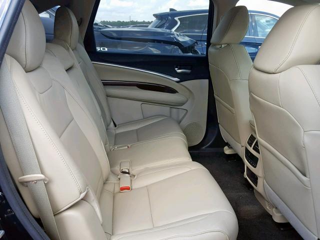 5FRYD4H40FB017833 - 2015 ACURA MDX TECHNO BLACK photo 6
