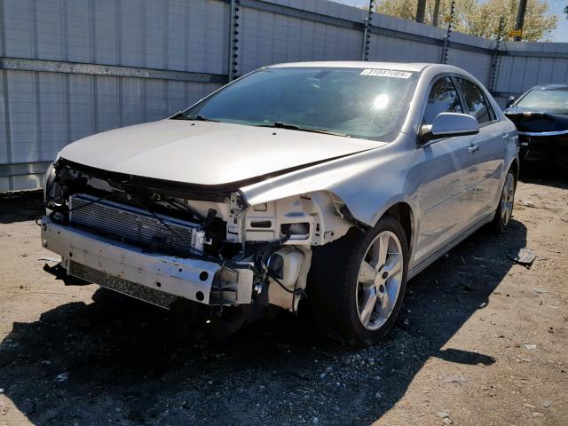 1G1ZD5EU1CF274466 - 2012 CHEVROLET MALIBU 2LT SILVER photo 2