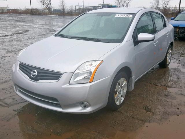 3N1AB6AP4AL651782 - 2010 NISSAN SENTRA 2.0 SILVER photo 2