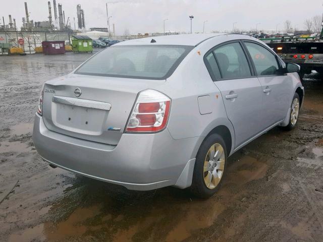 3N1AB6AP4AL651782 - 2010 NISSAN SENTRA 2.0 SILVER photo 4