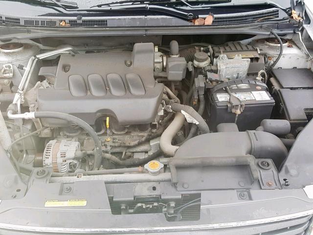 3N1AB6AP4AL651782 - 2010 NISSAN SENTRA 2.0 SILVER photo 7