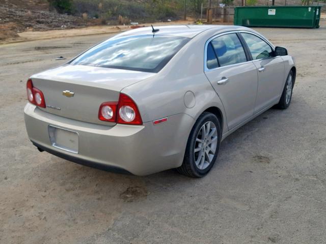 1G1ZE5EB3AF250033 - 2010 CHEVROLET MALIBU LTZ ბეჟი ფოტო 4