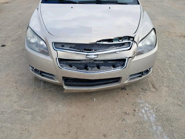 1G1ZE5EB3AF250033 - 2010 CHEVROLET MALIBU LTZ ბეჟი ფოტო 9