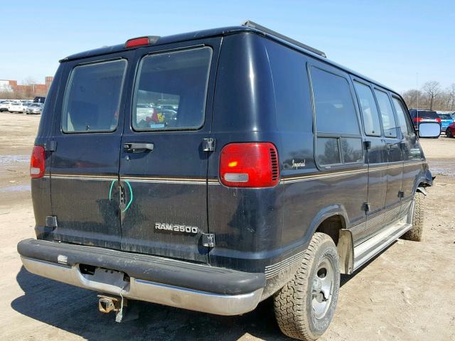 2B6HB21Y1VK602087 - 1997 DODGE RAM VAN B2 BROWN photo 4