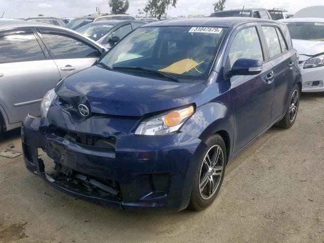 JTKKU4B44A1005579 - 2010 TOYOTA SCION XD BLUE photo 2