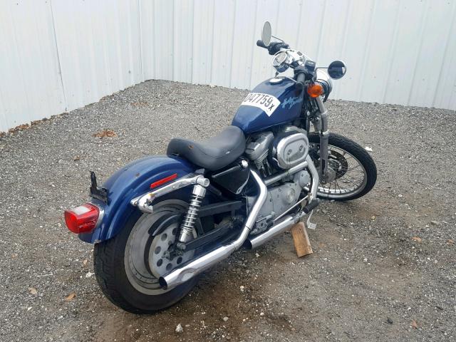 1HD4CJM11YK126402 - 2000 HARLEY-DAVIDSON XL883 C BLUE photo 4