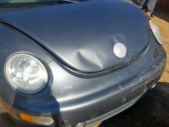 3VWCD31C54M404665 - 2004 VOLKSWAGEN NEW BEETLE ნაცრისფერი ფოტო 9