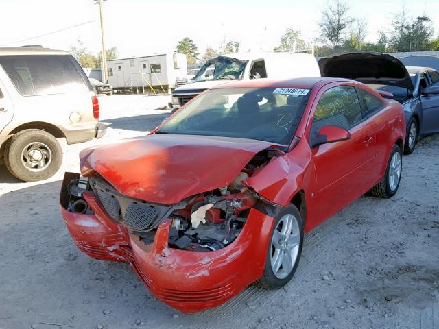 1G2AL18F187163323 - 2008 PONTIAC G5 RED photo 2