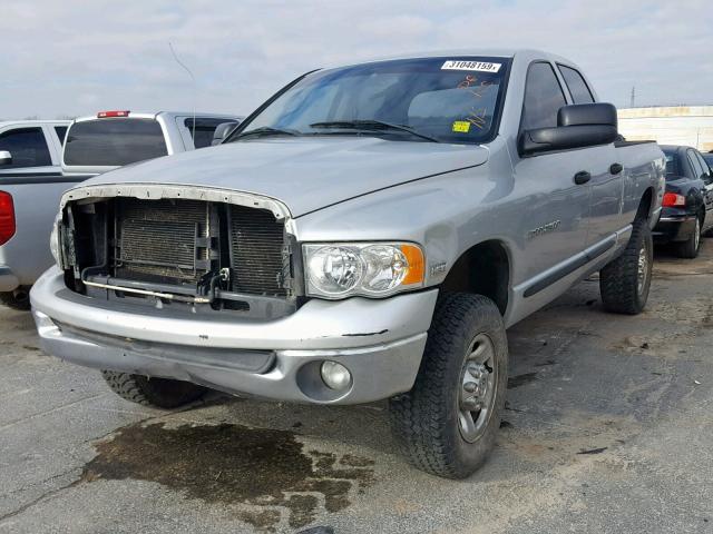 1D7KU28D04J183406 - 2004 DODGE RAM 2500 S SILVER photo 2