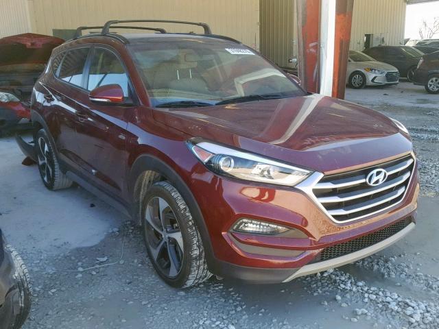 KM8J33A28HU563780 - 2017 HYUNDAI TUCSON LIM BURGUNDY photo 1