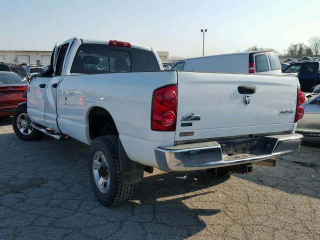 3D7KS28A18G214231 - 2008 DODGE RAM 2500 S თეთრი ფოტო 3