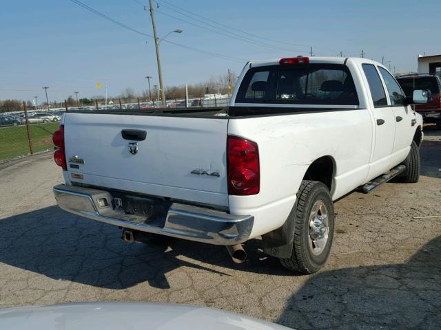 3D7KS28A18G214231 - 2008 DODGE RAM 2500 S თეთრი ფოტო 4