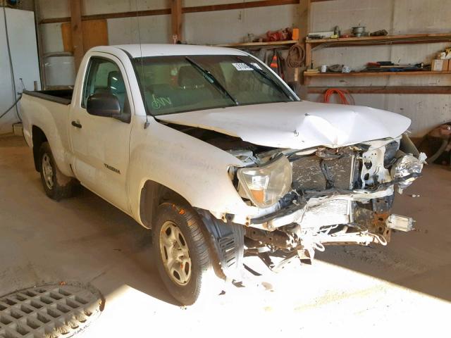 5TENX22N38Z498566 - 2008 TOYOTA TACOMA WHITE photo 1