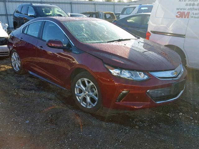 1G1RD6S55HU163098 - 2017 CHEVROLET VOLT PREMI MAROON photo 1