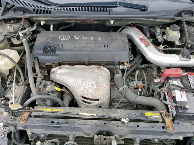 JTKDE177760090695 - 2006 TOYOTA SCION TC BLACK photo 7