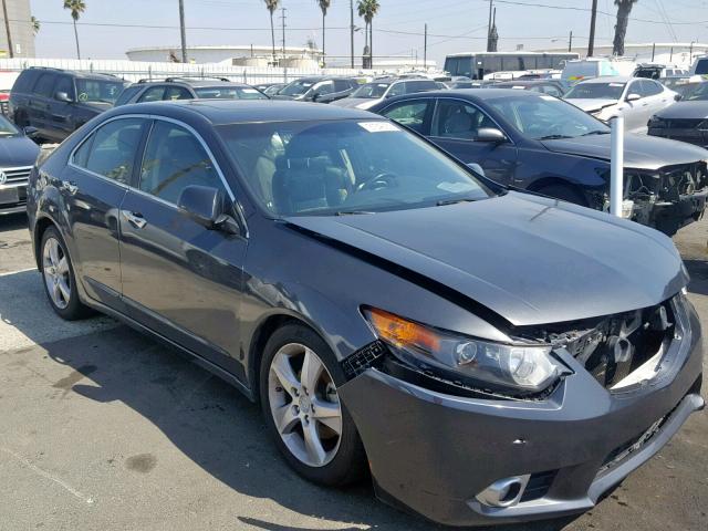 JH4CU2F68BC006881 - 2011 ACURA TSX GRAY photo 1