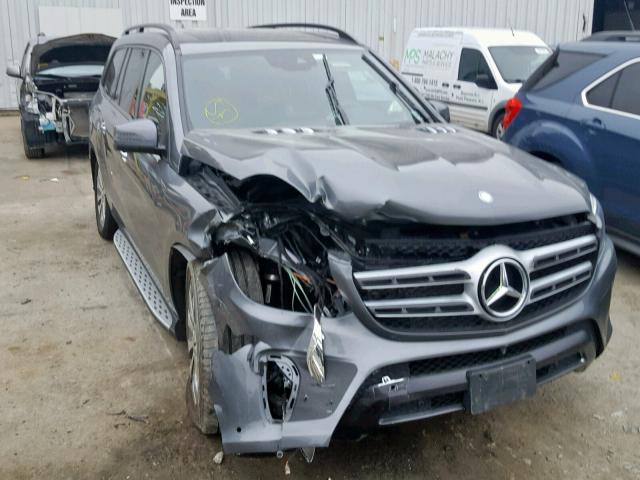 4JGDF6EE4HA895405 - 2017 MERCEDES-BENZ GLS 450 4M BLUE photo 1