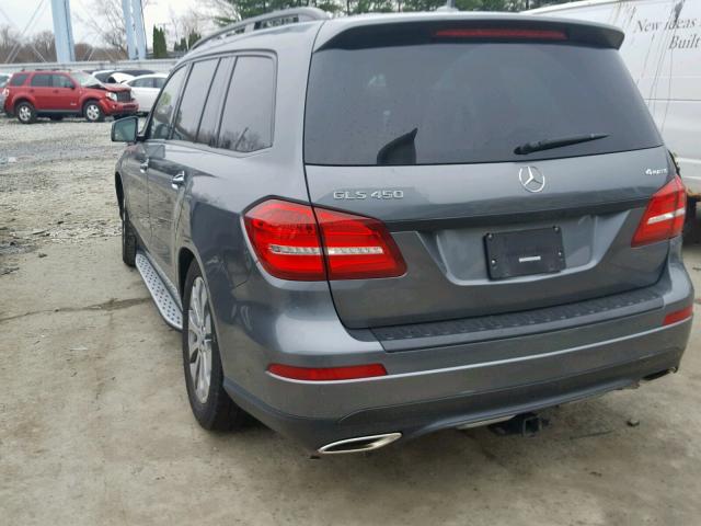 4JGDF6EE4HA895405 - 2017 MERCEDES-BENZ GLS 450 4M BLUE photo 3