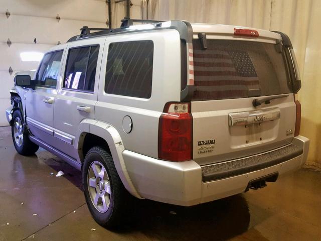 1J8HG58256C285733 - 2006 JEEP COMMANDER SILVER photo 3