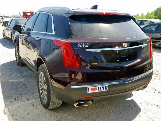 1GYKNCRS9JZ172504 - 2018 CADILLAC XT5 LUXURY BLACK photo 3