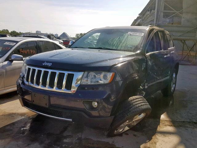 1C4RJEBG8CC334016 - 2012 JEEP GRAND CHER BLUE photo 2