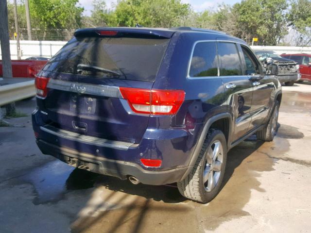 1C4RJEBG8CC334016 - 2012 JEEP GRAND CHER BLUE photo 4