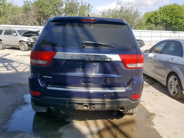 1C4RJEBG8CC334016 - 2012 JEEP GRAND CHER BLUE photo 9