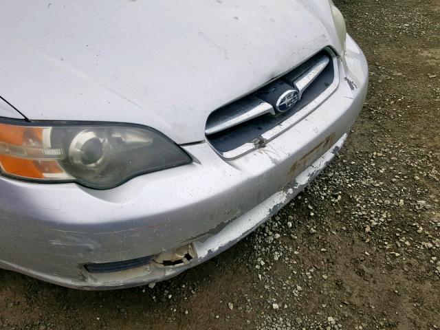 4S3BP616357333088 - 2005 SUBARU LEGACY 2.5 SILVER photo 9